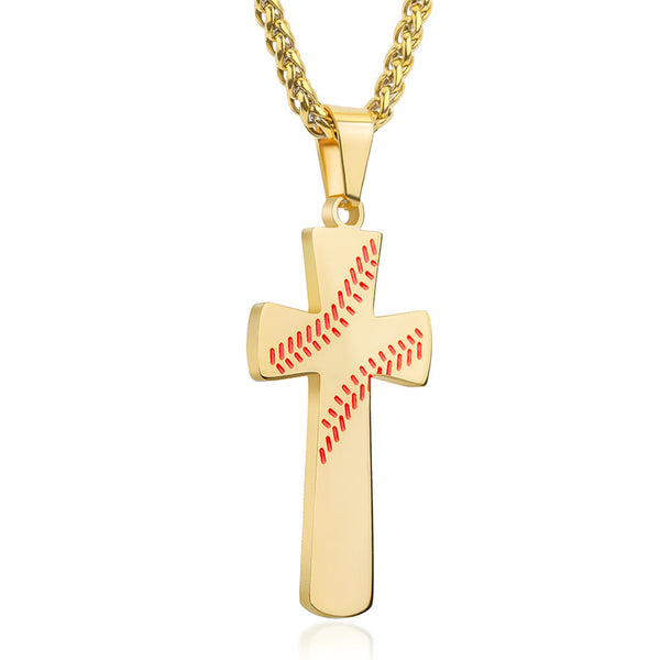 Cross Baseball Necklace with Engraved | Baseball cross necklace, Baseball  cross, Baseball necklace