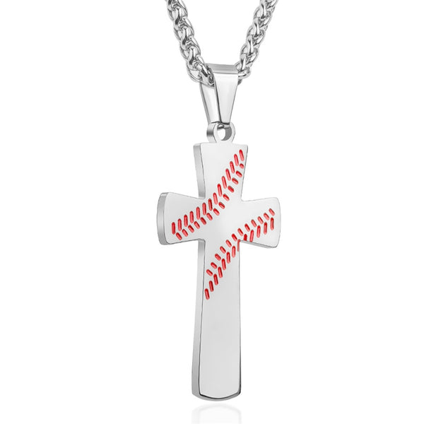 Open Stainless Steel Baseball Urn Cross Pendant Men's Necklace Wholesale  Jewelry - China Men's Necklace and Pendants price | Made-in-China.com