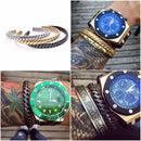 Mens Cuff Bracelet Stainless Steel Twisted