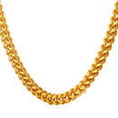 Gold Franco Chain Necklace 6 mm