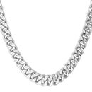 Miami Cuban Link Chain for Men | 6mm - Stainless Steel - Silver