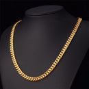 Gold Miami Cuban Link Chain for Men | 6mm - Stainless Steel