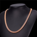 Miami Cuban Link Chain for Men | Rose Gold