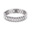 Silver Bracelet for Men in Stainless Steel