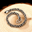Mens Sterling Silver Bracelet Chain