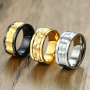Movable Gear Spinner Ring for Men - Three