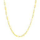 Paperclip Chain Necklace | 14K Gold - 3.3 mm