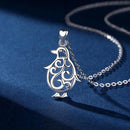 Silver Penguine Necklace for Women