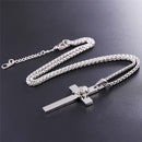 Pirate Skull Cross Necklace for Men