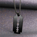 Black Razor Pendant