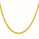 Rope Chain Necklace | 14K Gold - 3 mm