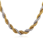 Rope Chain 5mm Silver Gold