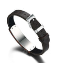 Rosewood Charm Leather Bracelet for Men