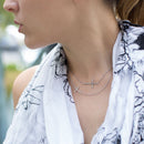 Sideways Cross Necklace Sterling Silver | Womens Pendant
