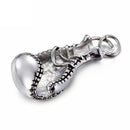 Silver Boxing Glove Pendant Necklace | Stainless Steel