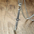 Silver Knife Necklace | Stainless Steel Knife Pendant