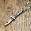 Silver Knife Necklace | Stainless Steel Knife Pendant