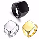 Square Signet Ring for Men - Cheap Mens Rings