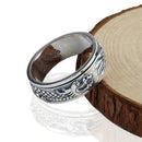 Men's Spinner Dragon Ring Sterling Silver