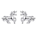Sterling Silver Unicorn Earrings Stud