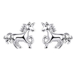 Sterling Silver Unicorn Earrings Stud