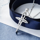 Sterling Silver Cross Necklace for Women